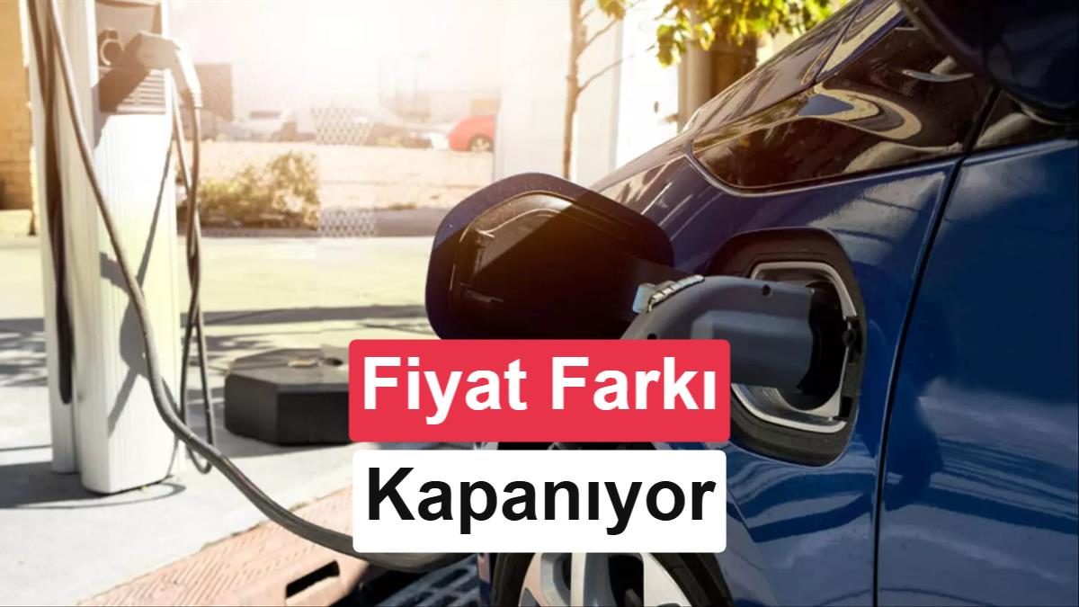 Elektrikli araç fiyatları arasındaki farkı gösteren grafik