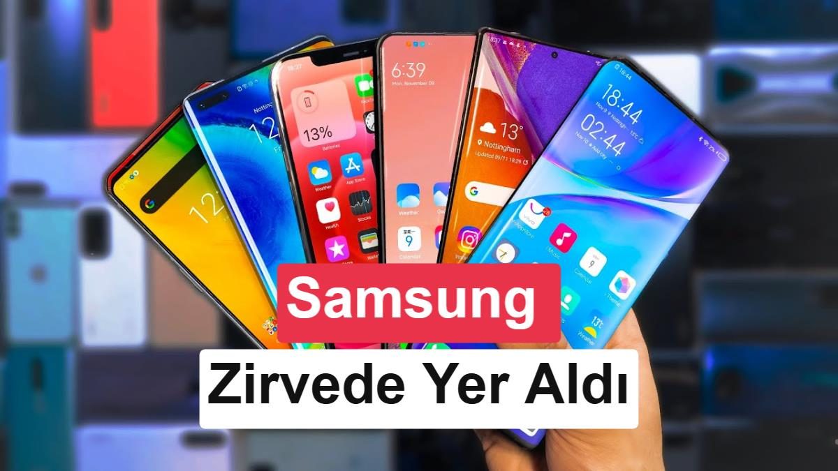 Samsung akıllı telefon pazarında liderliğini sürdürdü