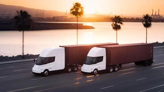 Tesla Semi elektrikli tır, teslimat etkinliğinde sergilendi.