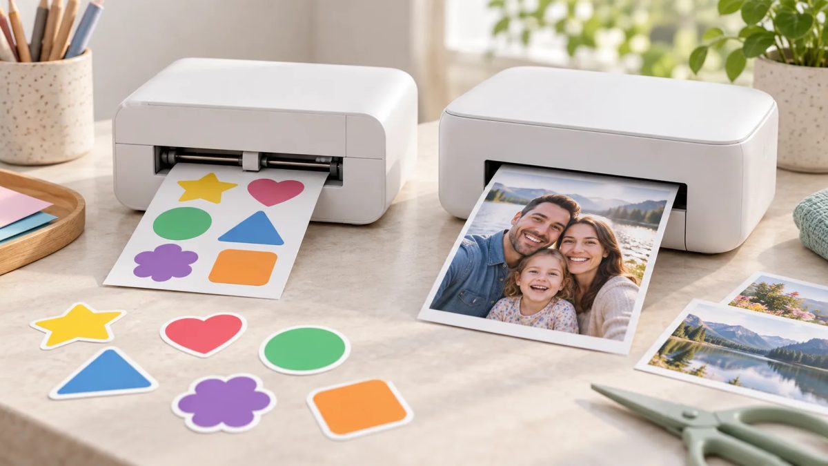 Cricut StickerPix çıkartma basma ve kesme cihazları