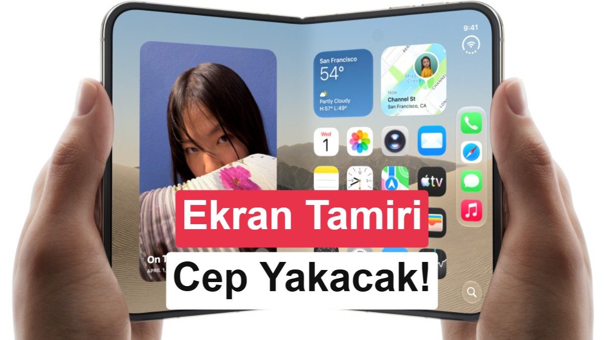 iPhone Duo'nun 7,6 inç OLED ekranı ile ilgili detaylar