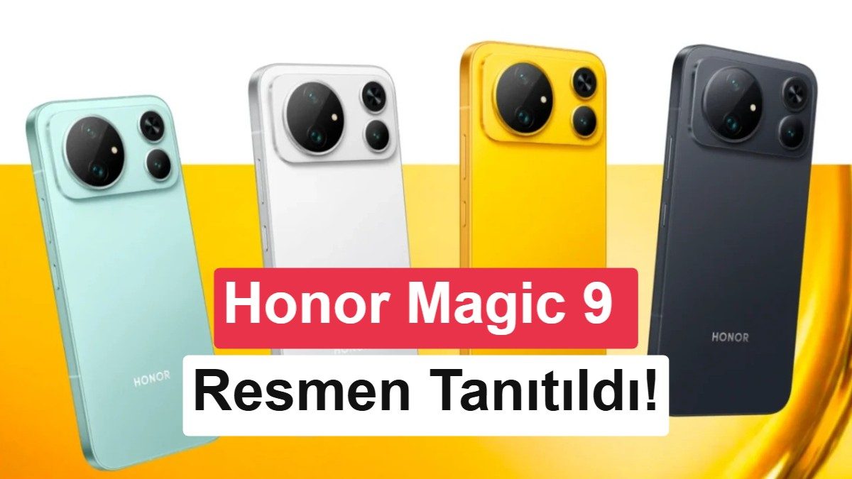 Honor Magic 9 serisi, 11.000 mAh batarya ve 200 MP kamera özellikleri ile tanıtıldı.
