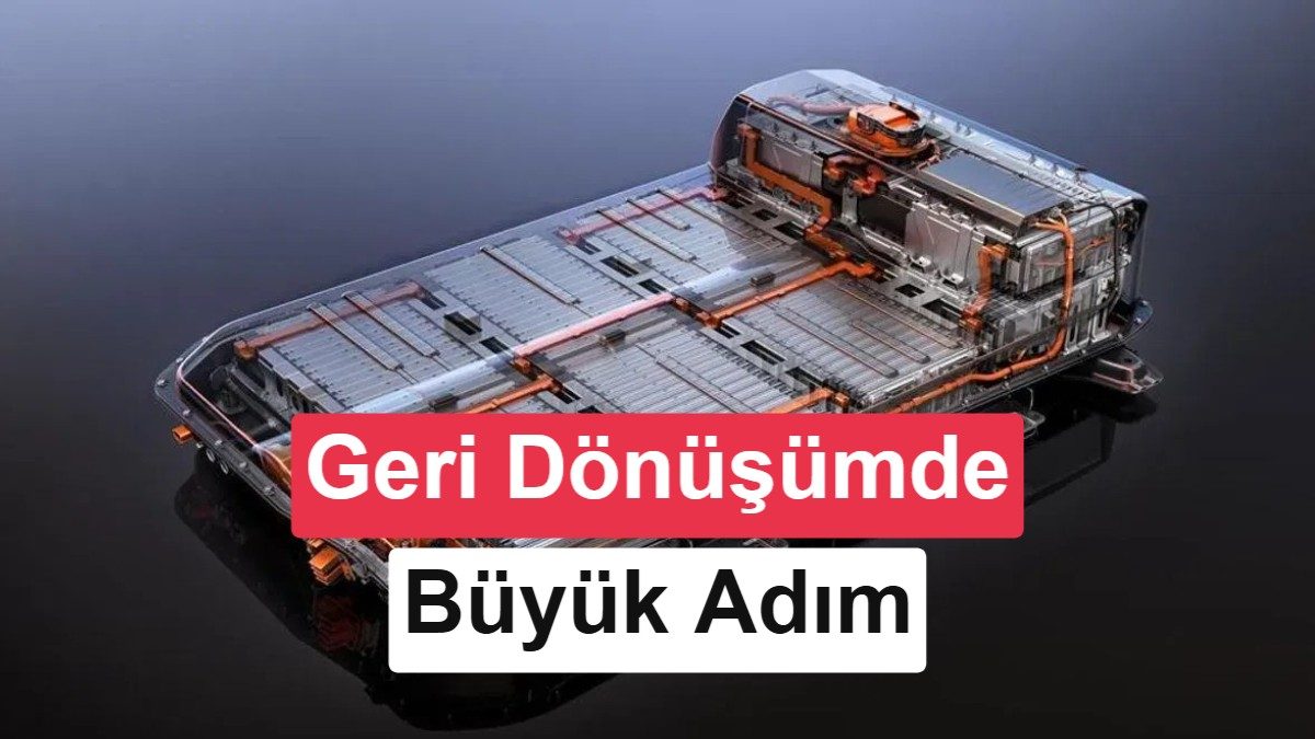 GM, geri dönüştürülmüş batarya üretimi ile sürdürülebilirlik sağlıyor.