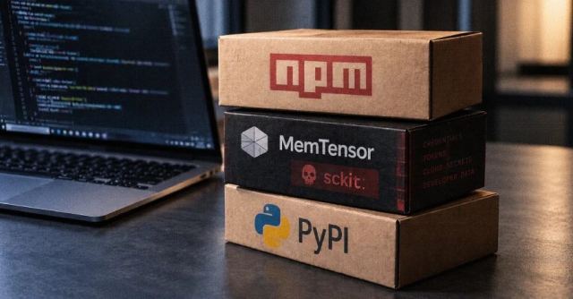 MemTensor paketleri siber saldırı altında, sckit kötü amaçlı yazılımı kullanıcı verilerini hedef alıyor.