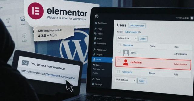 Elementor güvenlik açığı ile ilgili bilgilendirici görsel.