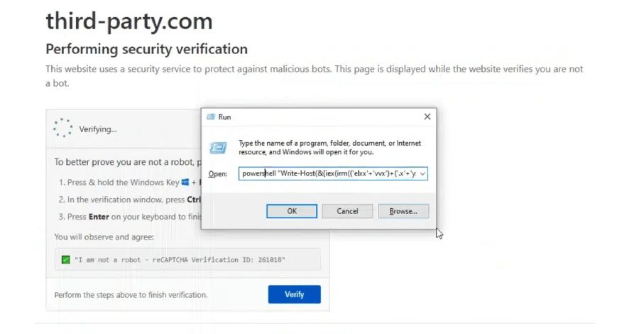 third-party.com alanı ve zararlı içerik sunma durumu