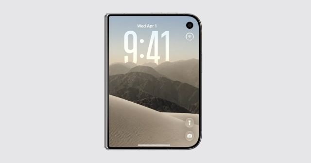 Apple katlanabilir iPhone Duo, 7.6 inç iç ekran ve 5.4 inç dış ekran özellikleriyle.