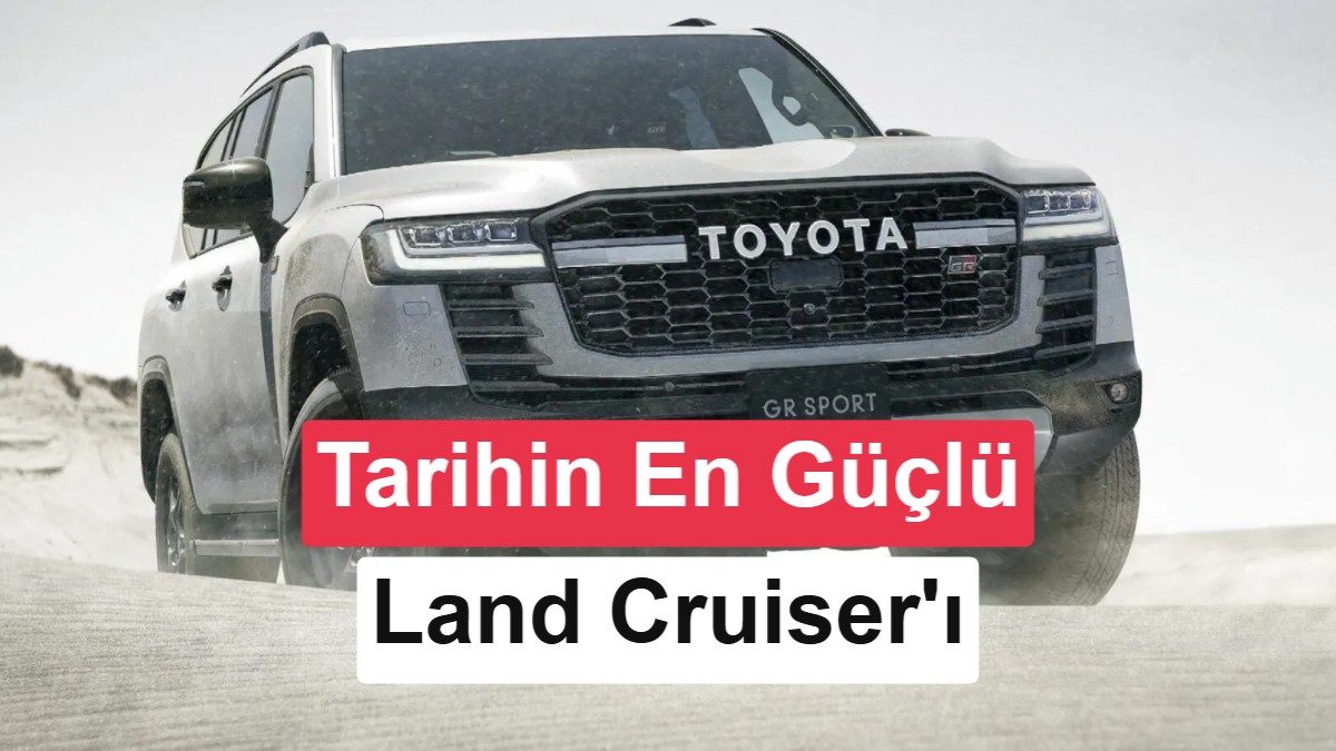 Toyota Land Cruiser 300, 457 beygir güç üreten hibrit SUV modeli.