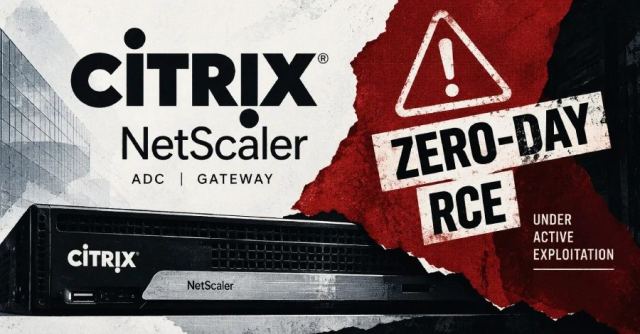 Citrix NetScaler'da keşfedilen sıfır gün açıkları ile ilgili bir görsel.