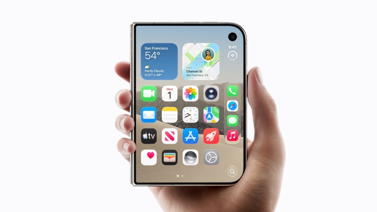 iPhone Duo katlanabilir tasarımı ve yazılım özellikleri ile dikkat çekiyor.