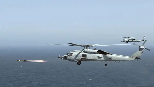ROKETSAN L-UMTAS GM mühimmatının SeaHawk helikopterinden atış testi