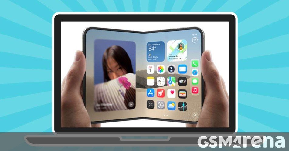 Apple iPhone Duo, katlanabilir telefon tasarımıyla dikkat çekiyor.