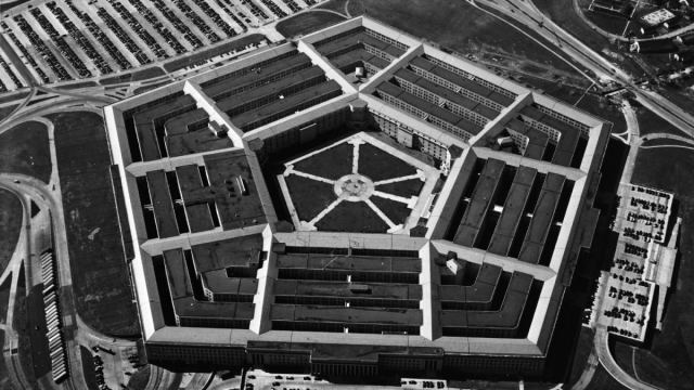 Pentagon veri ihlali ile ilgili bir görsel açıklaması.