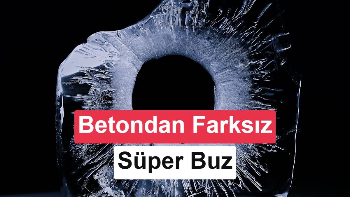 Süper buz BioPykrete, inşaatta kullanılabilecek yeni bir malzeme olarak geliştirildi.