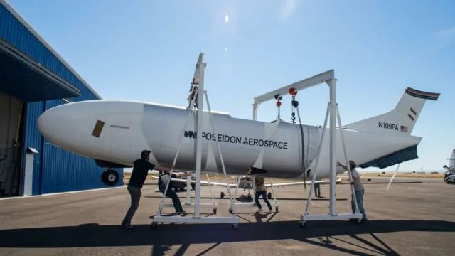 Egret otonom kargo drone, 1.814 kilogram yük taşıma kapasitesine sahip.