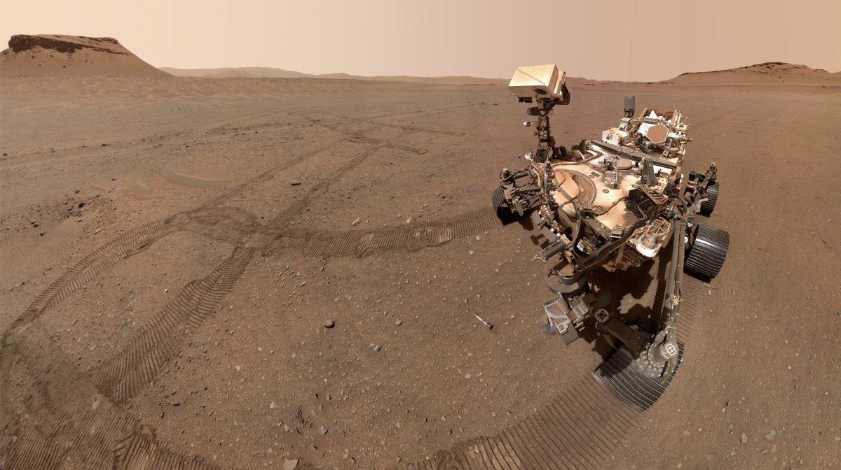 Perseverance Mars aracı, yeni mesafe rekoruyla Mars yüzeyinde keşif yapıyor.