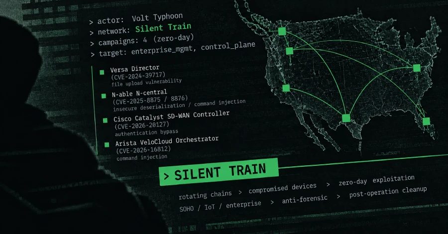 Volt Typhoon'un Silent Train ağı ile gerçekleştirdiği siber saldırılar