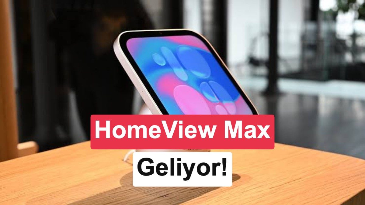Apple HomeView Max, 9 inç ekran ve robotik kol özellikleri ile akıllı ev teknolojisine yeni bir soluk getiriyor.