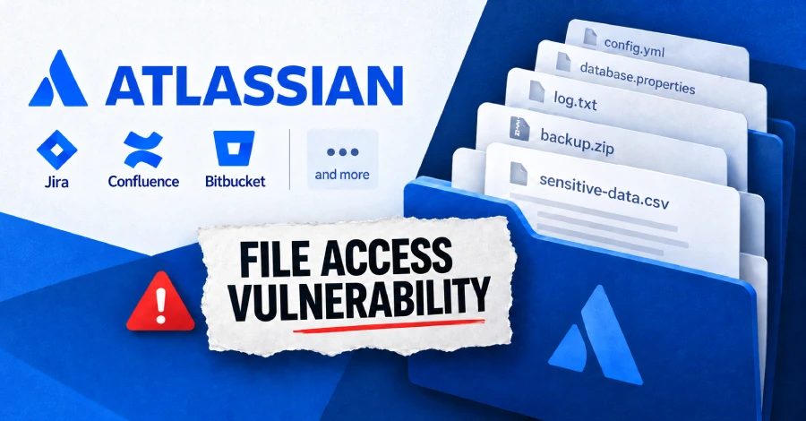 Atlassian güvenlik açığı hakkında bilgi veren bir görsel