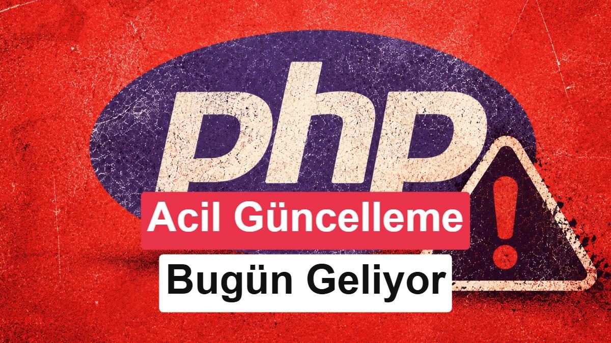 PHP güvenlik açığı ile ilgili bilgi veren bir grafik.