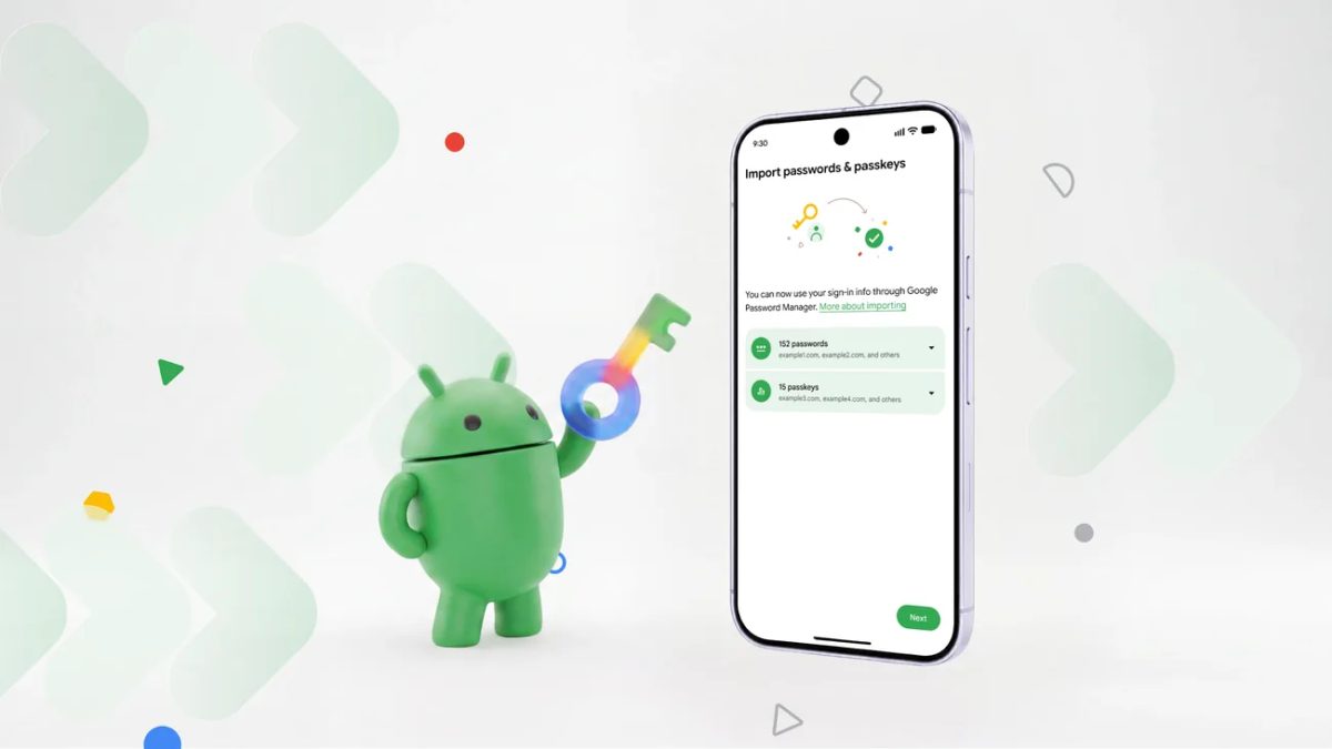 Android parola ve geçiş anahtarları uygulamalar arasında taşınıyor.