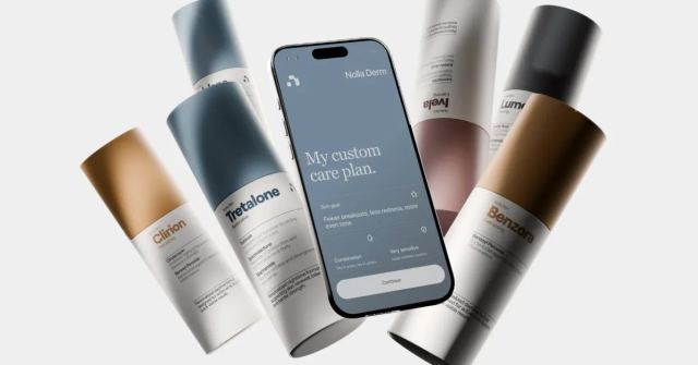 Nolla Health akne reçetesi uygulaması için yapay zeka kullanıyor.