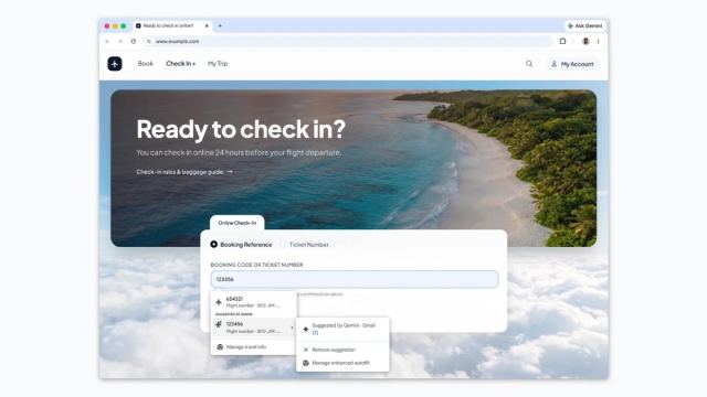 Gmail sipariş bilgileri, Chrome otomatik doldurma özelliği ile formlara getiriliyor.