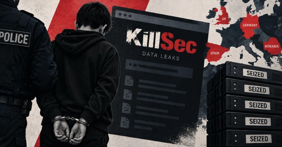 KillSec fidye yazılım grubuna yönelik operasyon sırasında tutuklanan 16 yaşındaki şüpheli.
