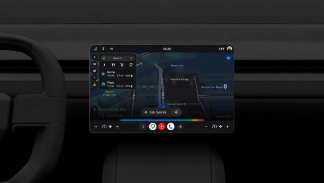 Google Gemini AI, araçlarda kişisel zeka deneyimi sunuyor.