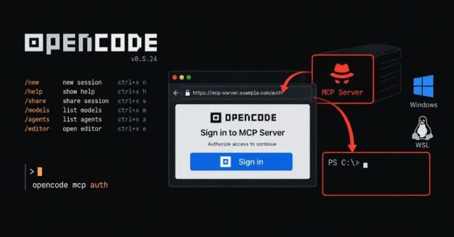 OpenCode açığı, kötü niyetli MCP sunucularının kod çalıştırmasına izin veriyor.