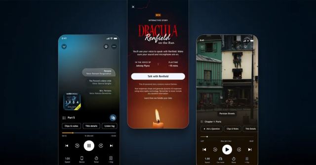 Audible, AI destekli karakter rehberleri ve etkileşimli hikayeler sunuyor