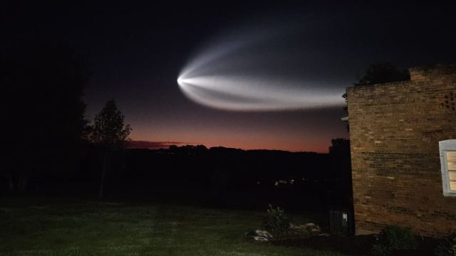 SpaceX'in CRS-35 misyonu sırasında görülen uzay denizanası görüntüsü.