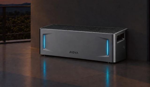 MOVA LumeGret S5000, ev enerjisi ve elektrikli araç şarjını entegre olarak yönetiyor.