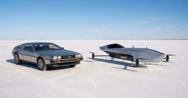 DeLorean eVTOL aracı, uçan araba yarışları için hazırlanıyor.