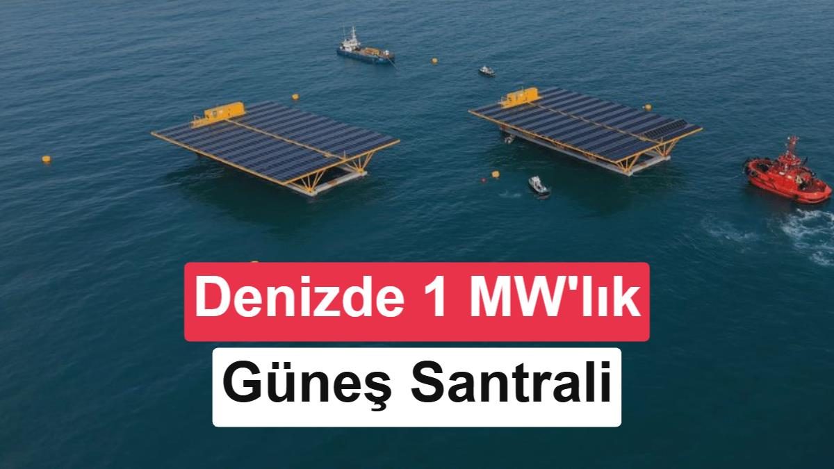 İspanya'da yüzer güneş enerjisi projesi test ediliyor