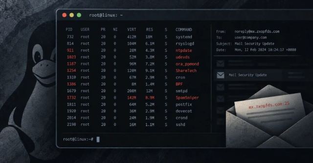 Linux arka kapıları, e-posta güvenlik araçlarını taklit ederek tespit edilmekten kaçınıyor.