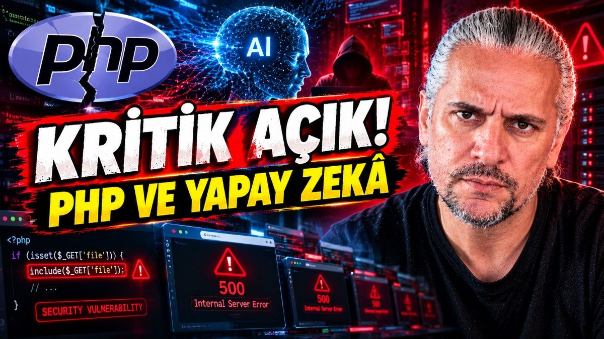 PHP açığı nedeniyle internet sitelerinin kapanmasıyla ilgili görsel.